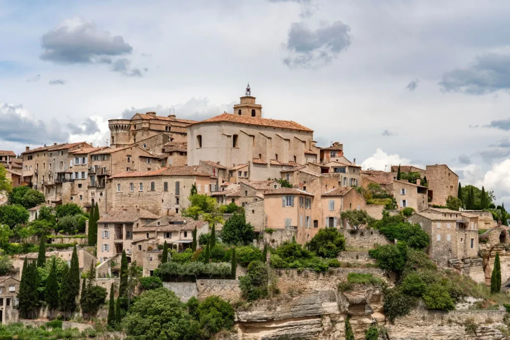 Gordes, a medieval hilltop village of stone houses in Provence, the region of France where Nostradamus lived