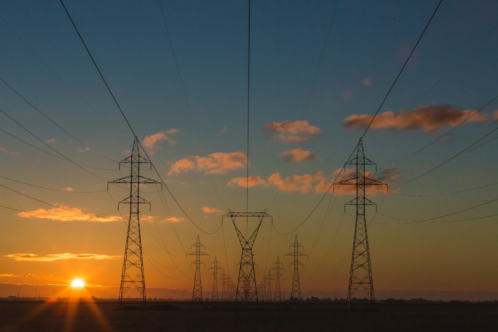 High-voltage electrical transmission power lines vulnerable to geomagnetically induced currents